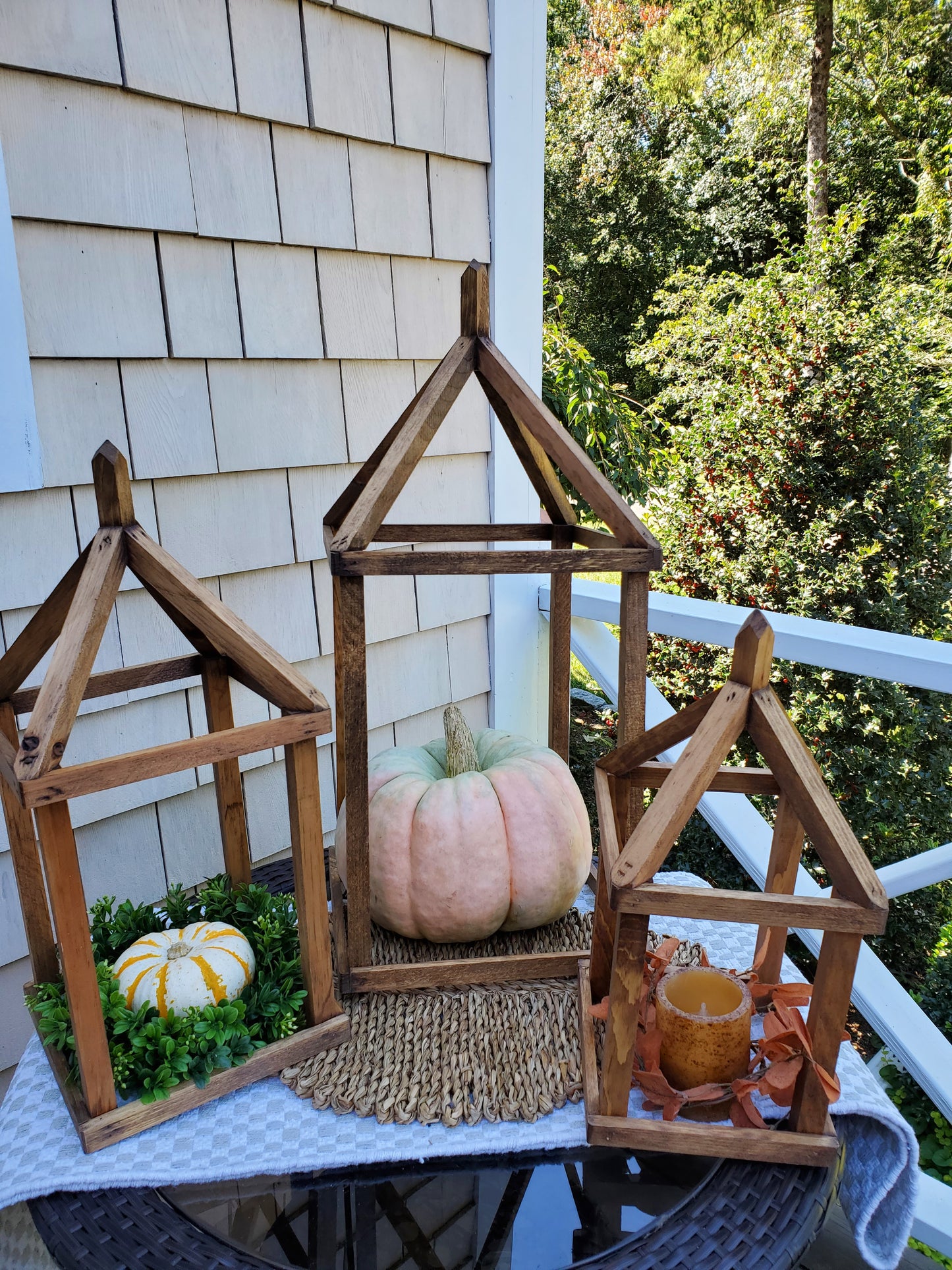 Rustic Open Lantern