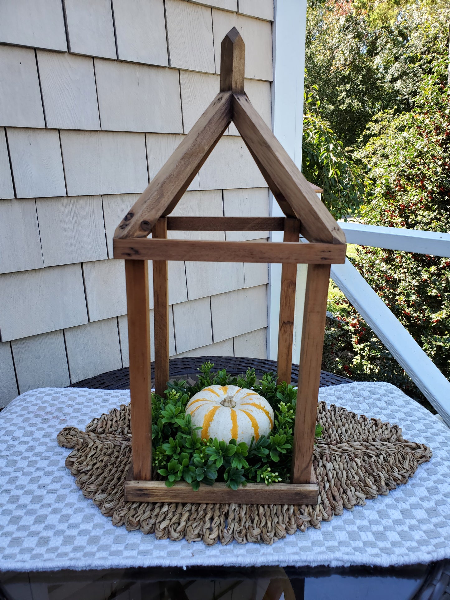 Rustic Open Lantern